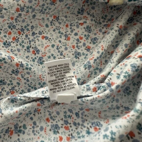 Banana Republic Floral Non-Iron Slim Fit Button-Up Shirt Men’s Medium - Picture 5 of 7